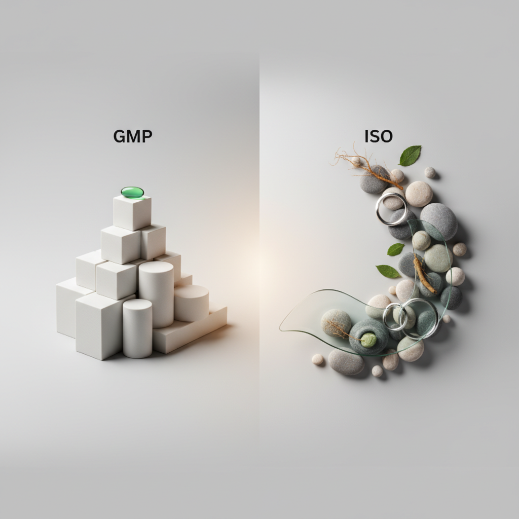 GMP vs ISO Certifications in Supplement Manufacturing | ProveIt Supplements